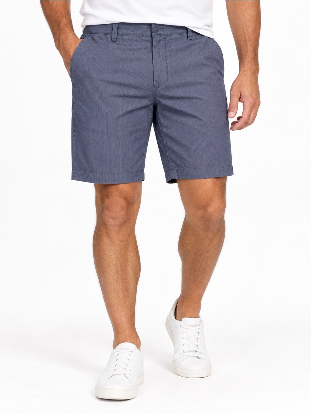 J. Crew Men’s Micro Pinstripe 100% Cotton 10” Chino Shorts Sz 38